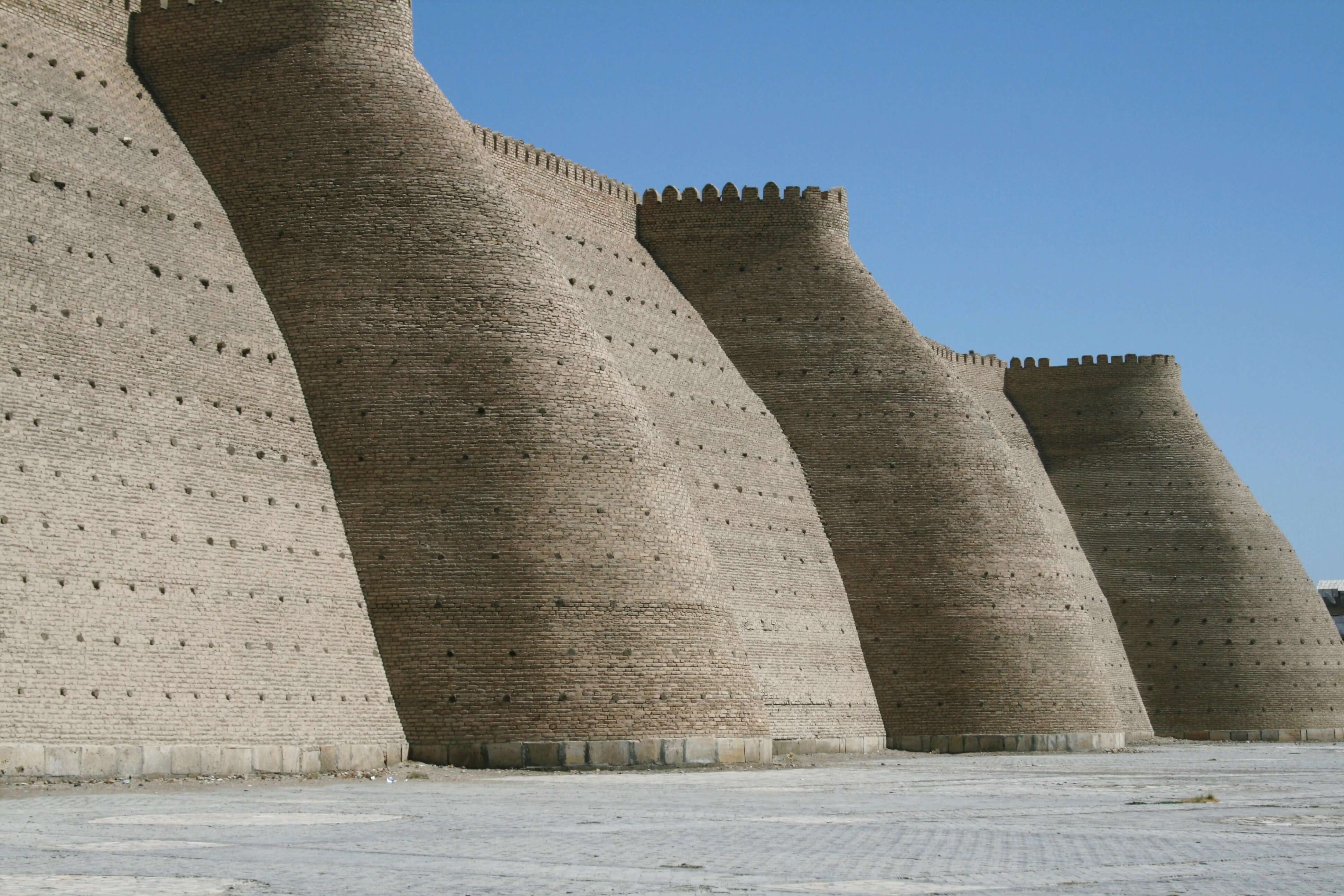 The ancient towns on the Silk road