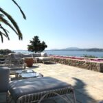 Panorama del mare di Mykonos per un viaggio di lusso organizzato da Arbiter